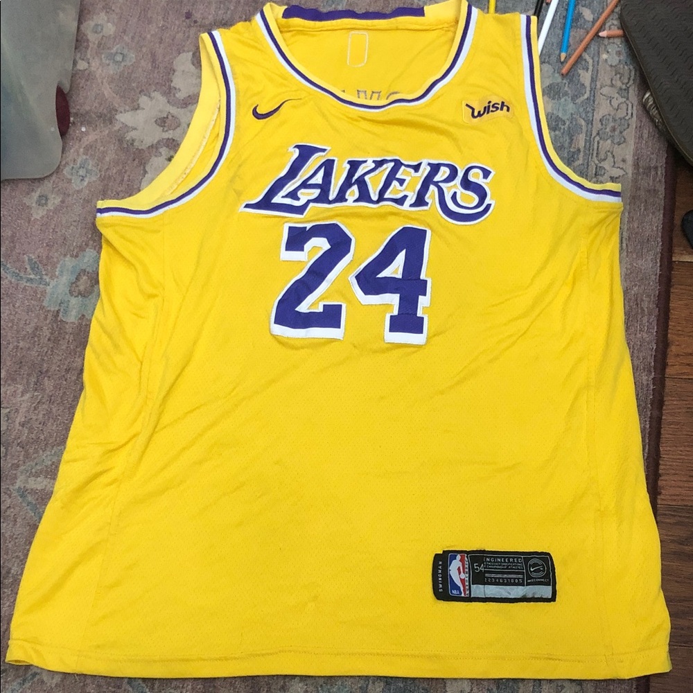 Yellow Lakers Basketball Jersey